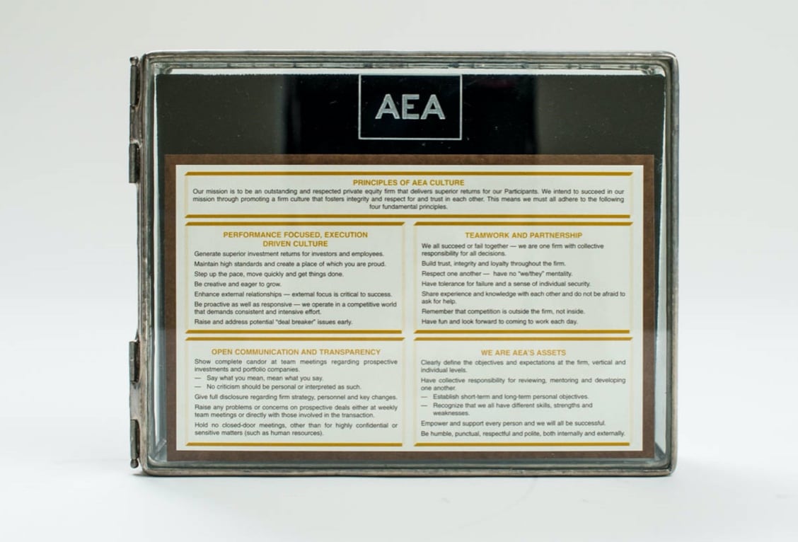 AEA culture and values