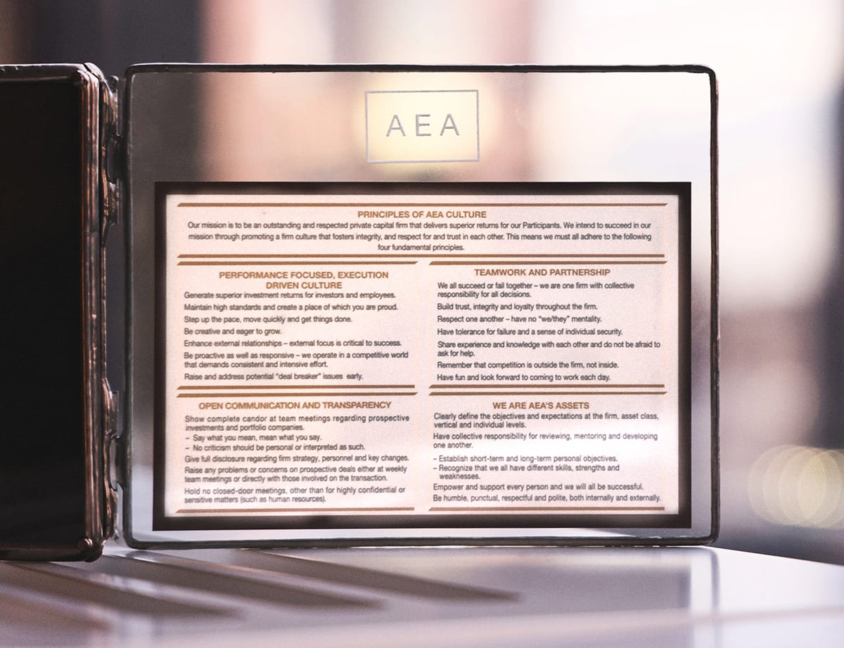 AEA culture display